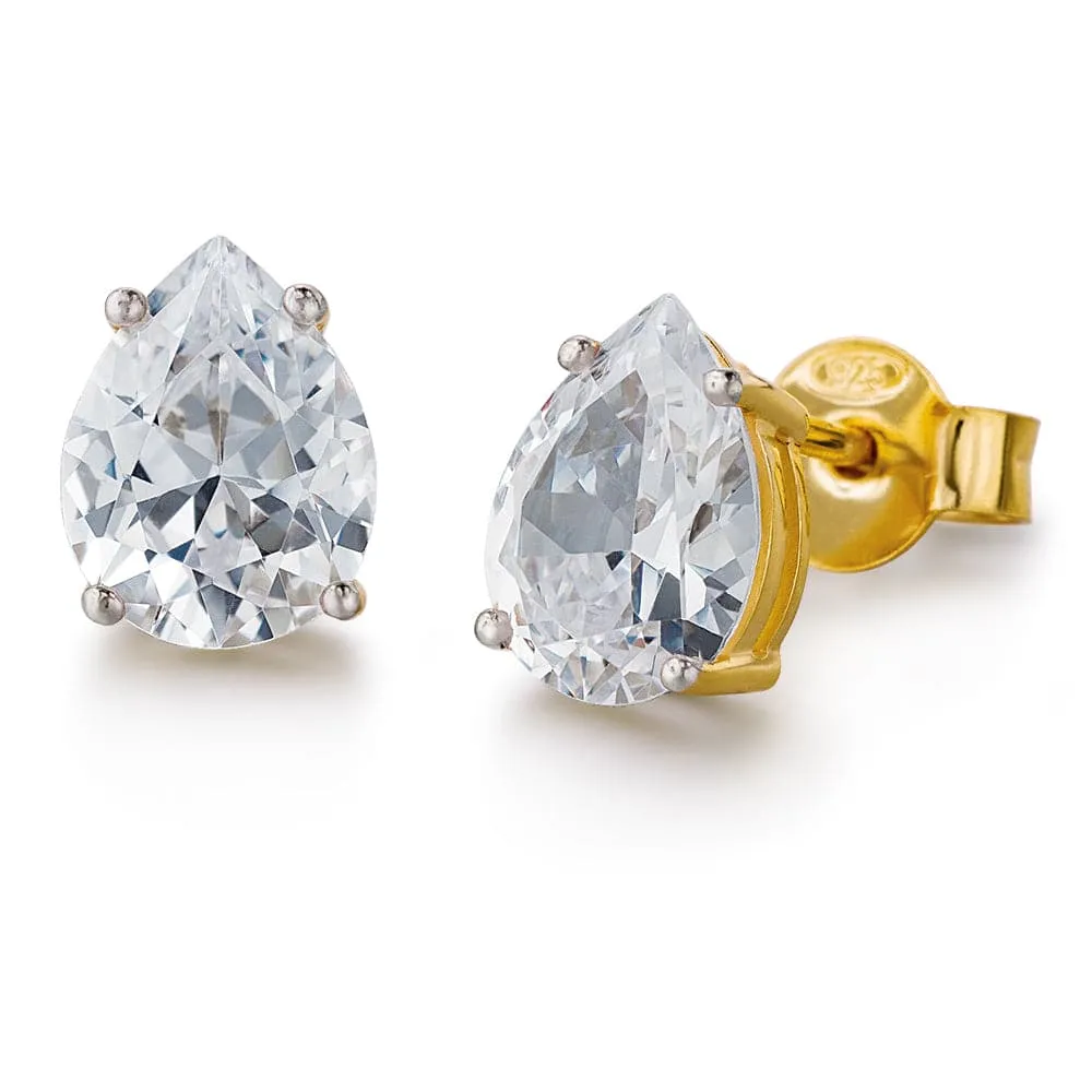 3.5 ct. t.w. Pear Cut Earrings