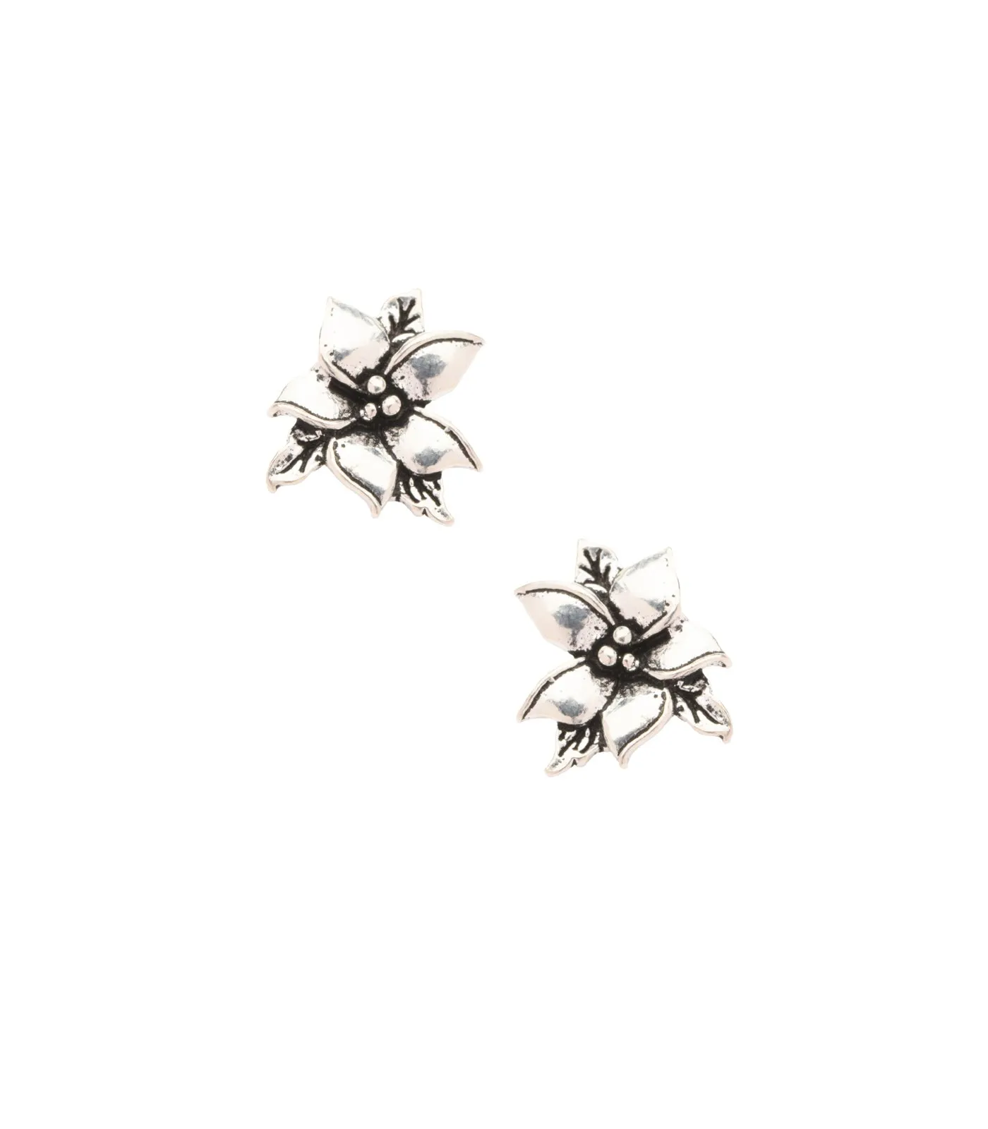 Abstract Flower Tops (Silver)
