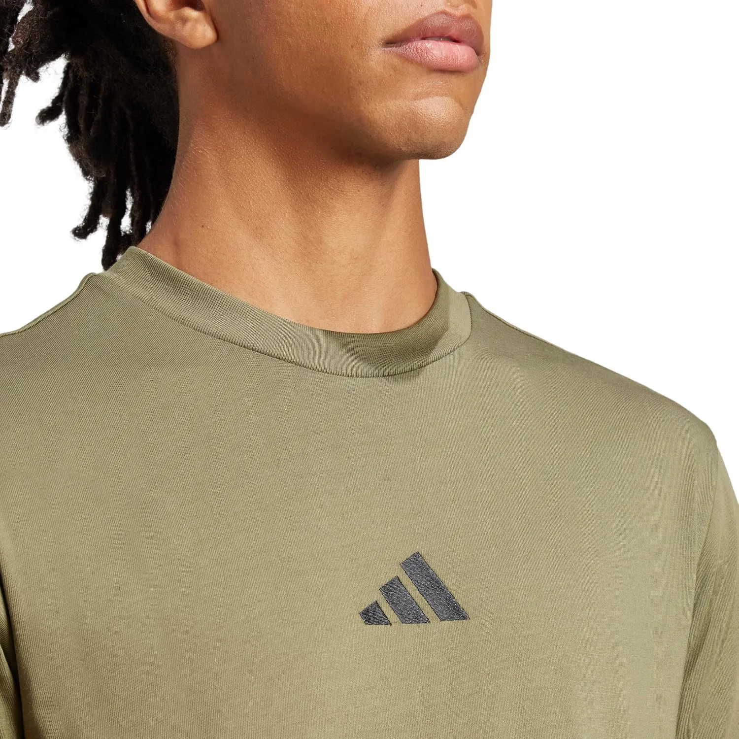 adidas Men's Essentials Small Logo Single Jersey T-Shirt