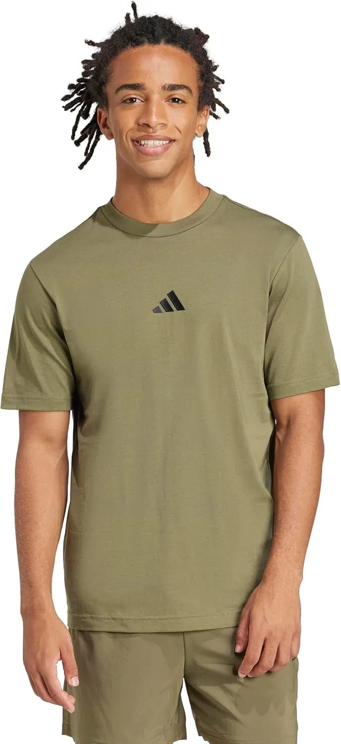 adidas Men's Essentials Small Logo Single Jersey T-Shirt