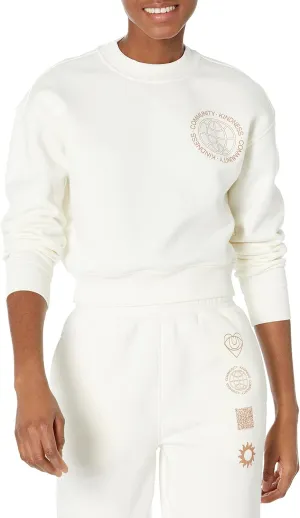 Amazon Essentials Women's Cropped Drop Shoulder Sweatshirt (Available in Plus Size)