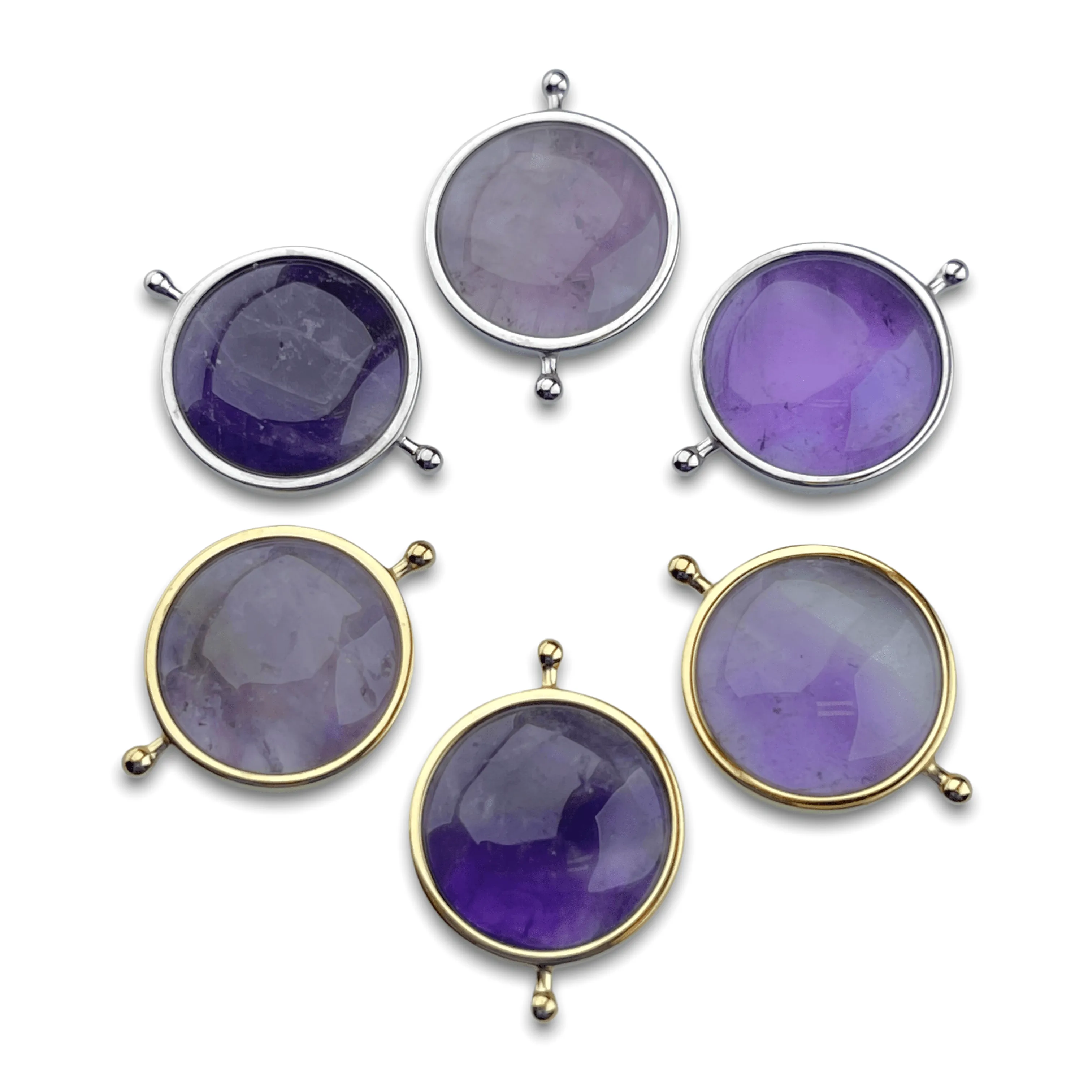 Amethyst Round Crystal Element