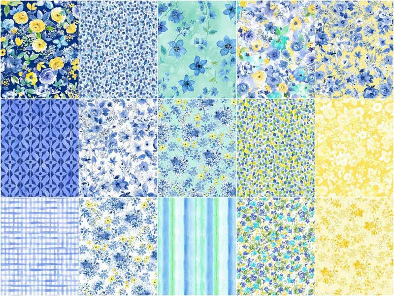 Blue Muse Favorites 10" Squares