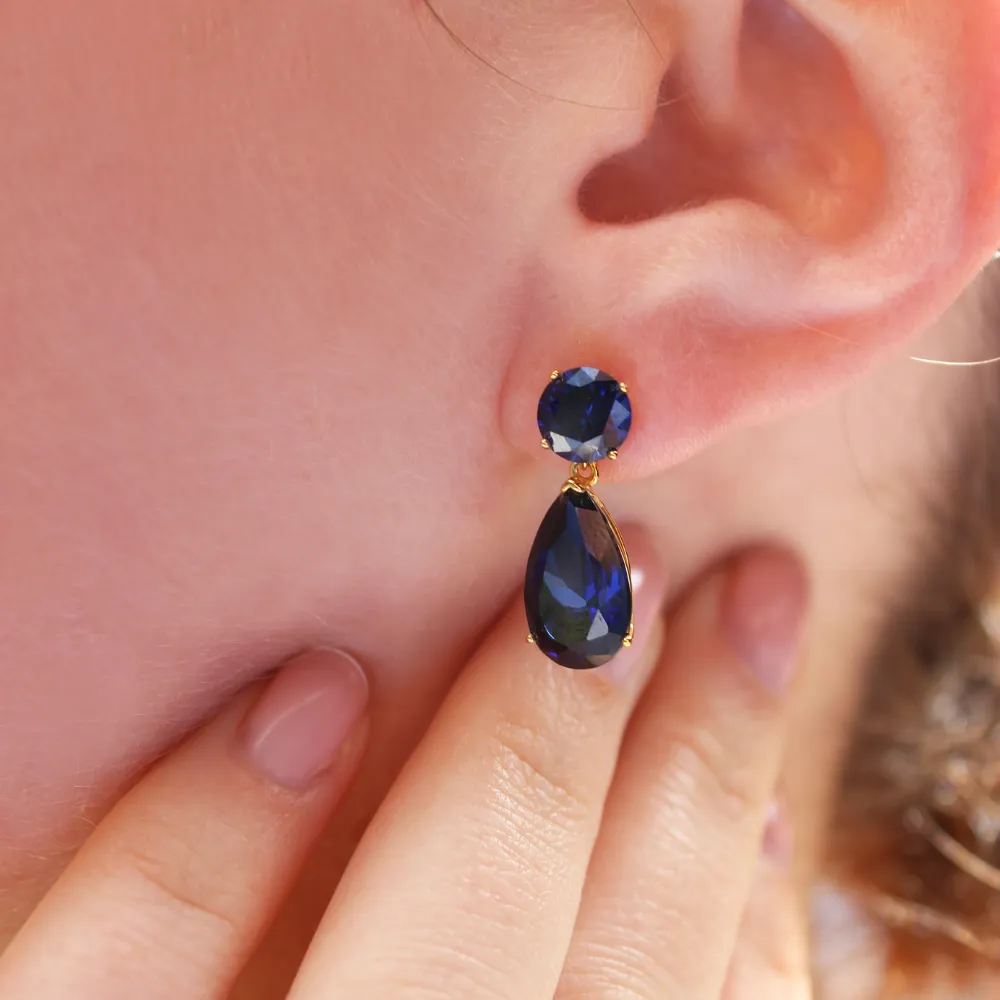 Boldly Beautiful Tru-Sapphire Earrings