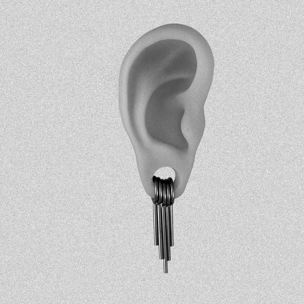 DOEARKO 10 PCS/5 PCS Ear Gauges Ear Cuff Stainless Steel Ear Clip Earrings Fake Cartilage Piercing Women Nose Rings Helix Cartilage Hoop Segment