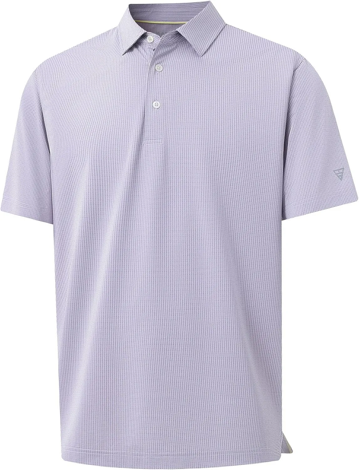 M MAELREG Mens Polo Shirts Short Sleeve Quick Dry Moisture Wicking Athletic Performance Jacquard Collared Golf Shirt for Men