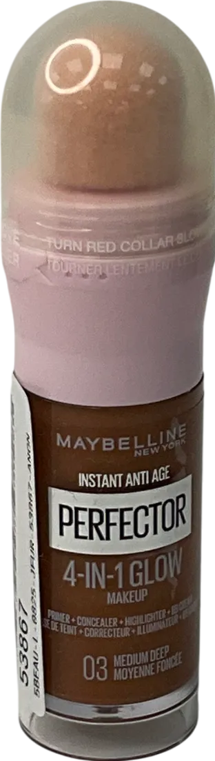 Maybelline Instant Anti Age Perfector 4-in-1 Glow Primer, Concealer, Highlighter 03 20ml