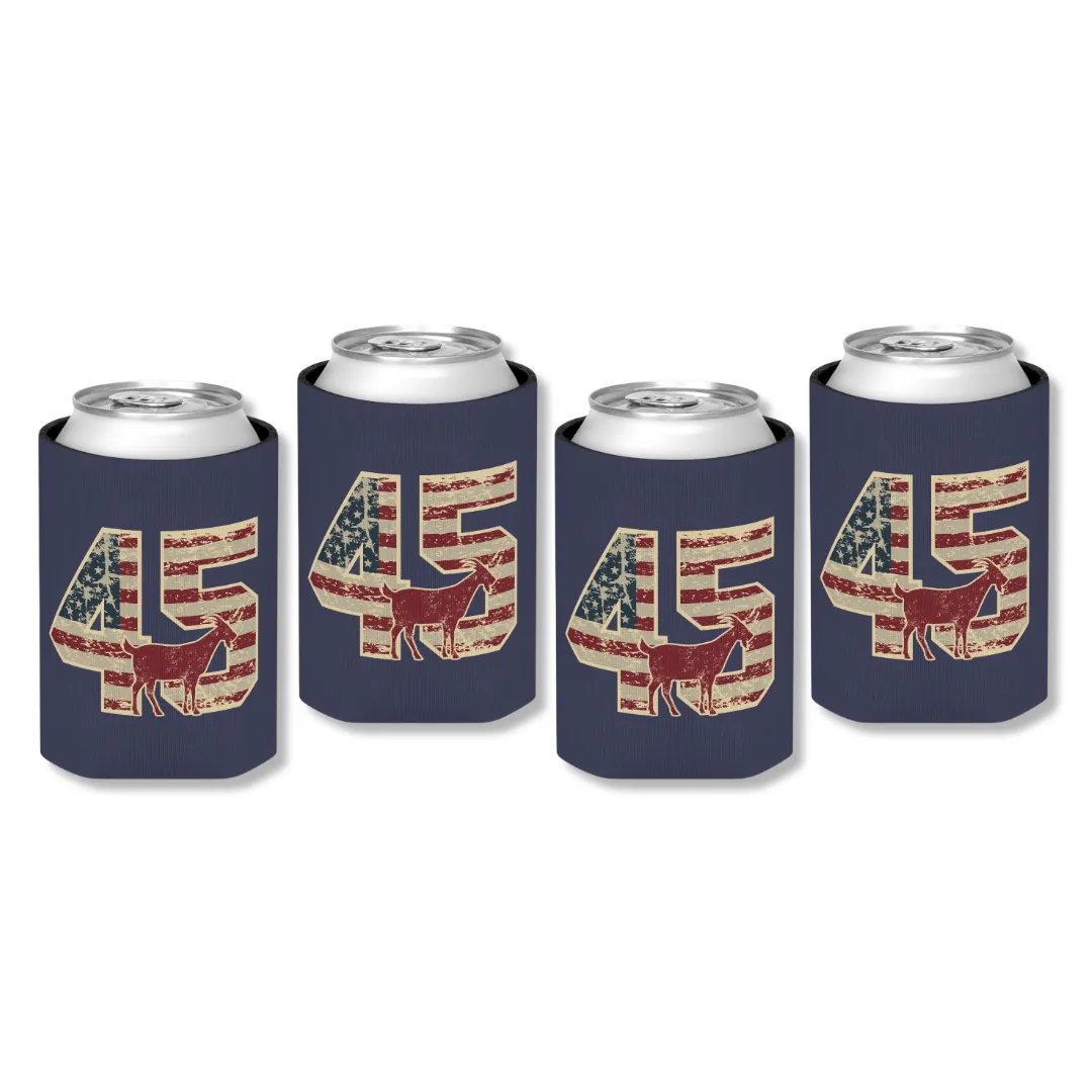 Patriotic Trump 45 G.O.A.T. Can Cooler (Exclusive)