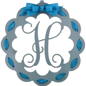 Personalized Last Name Door Hanger : Choose your Colors