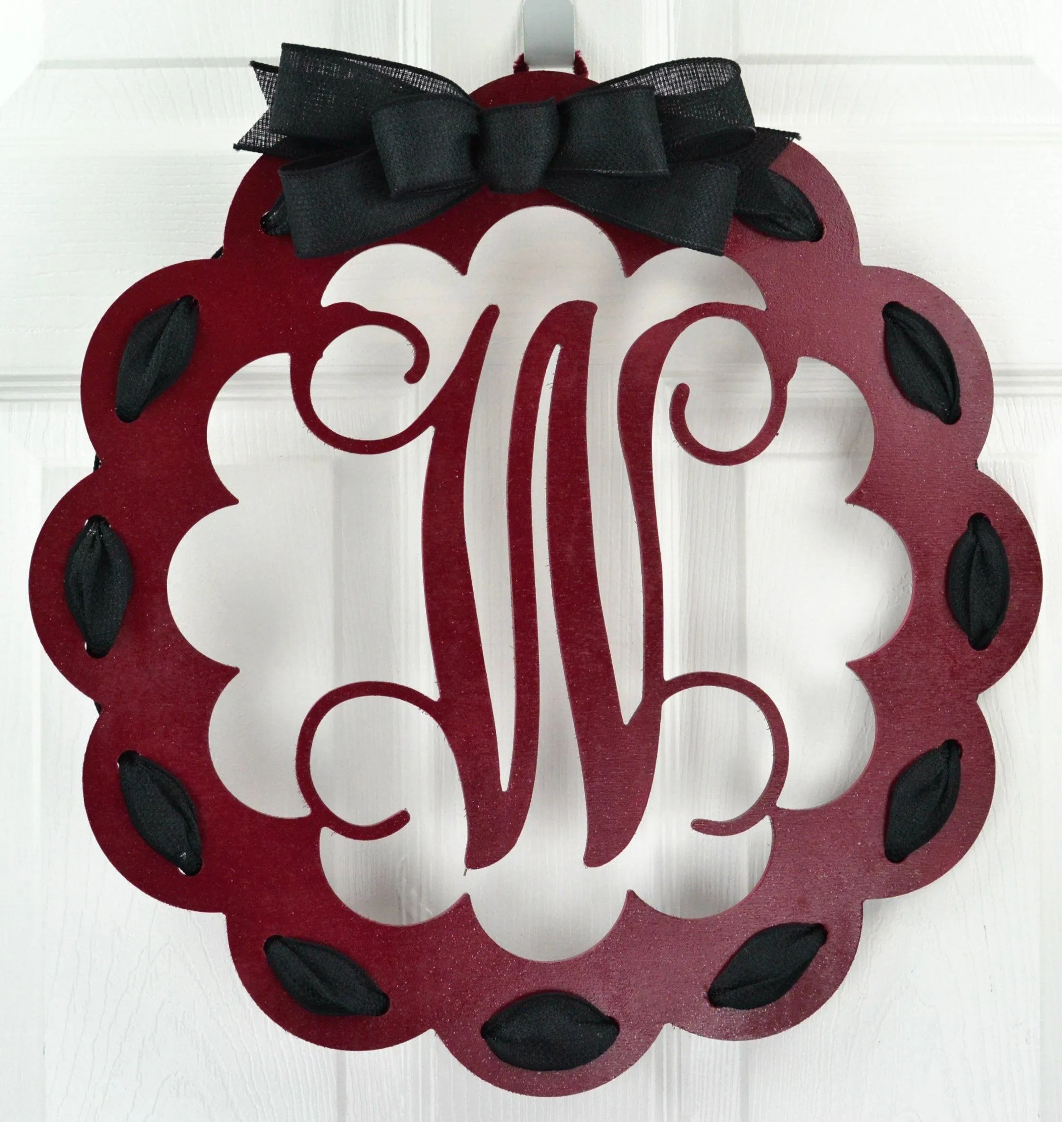 Personalized Last Name Door Hanger : Choose your Colors