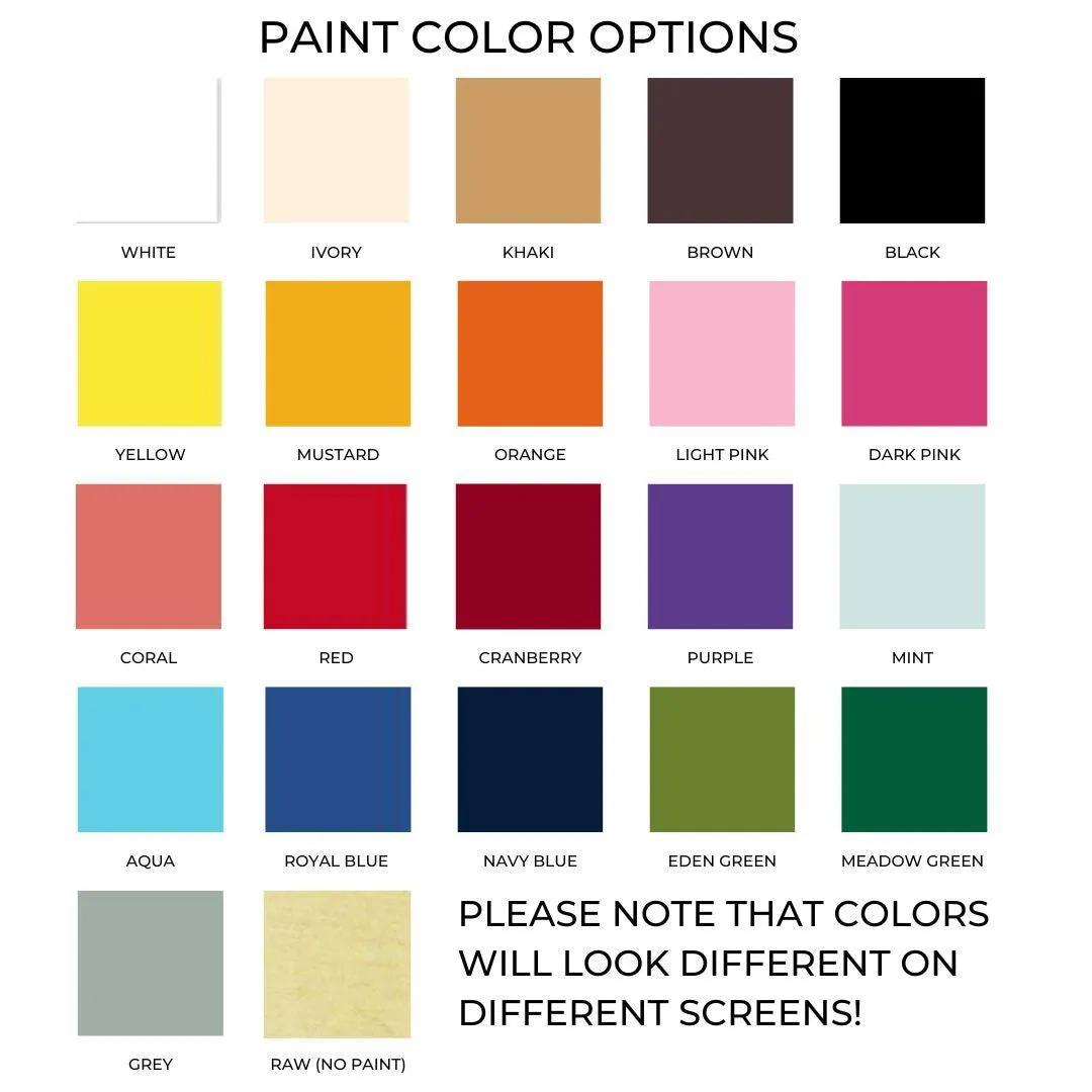 Personalized Last Name Door Hanger : Choose your Colors