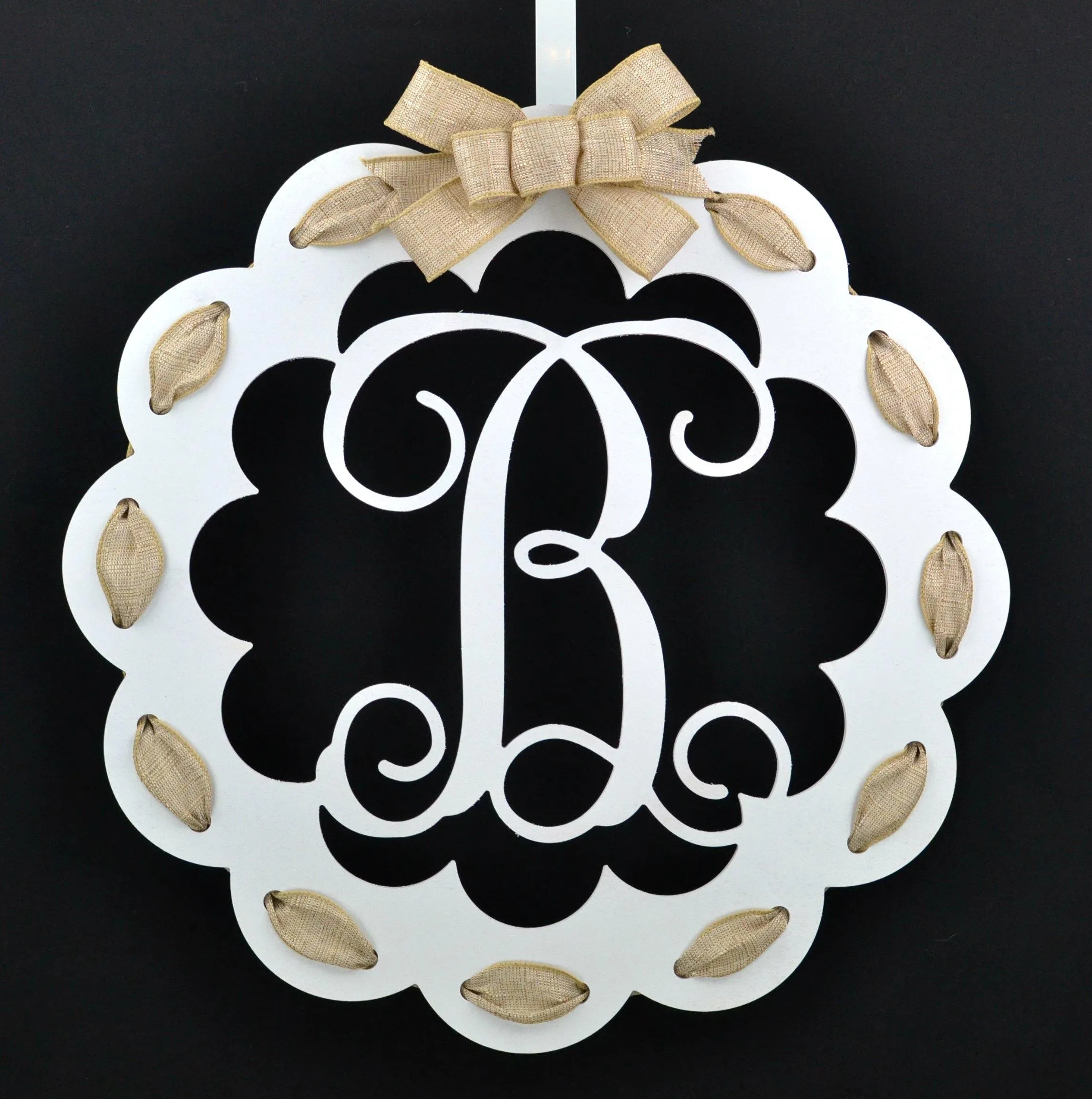 Personalized Last Name Door Hanger : Choose your Colors