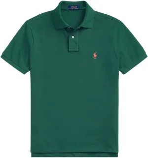 POLO RALPH LAUREN Men Custom Fit Mesh Pony Logo Shirt (XXL, NewForest)