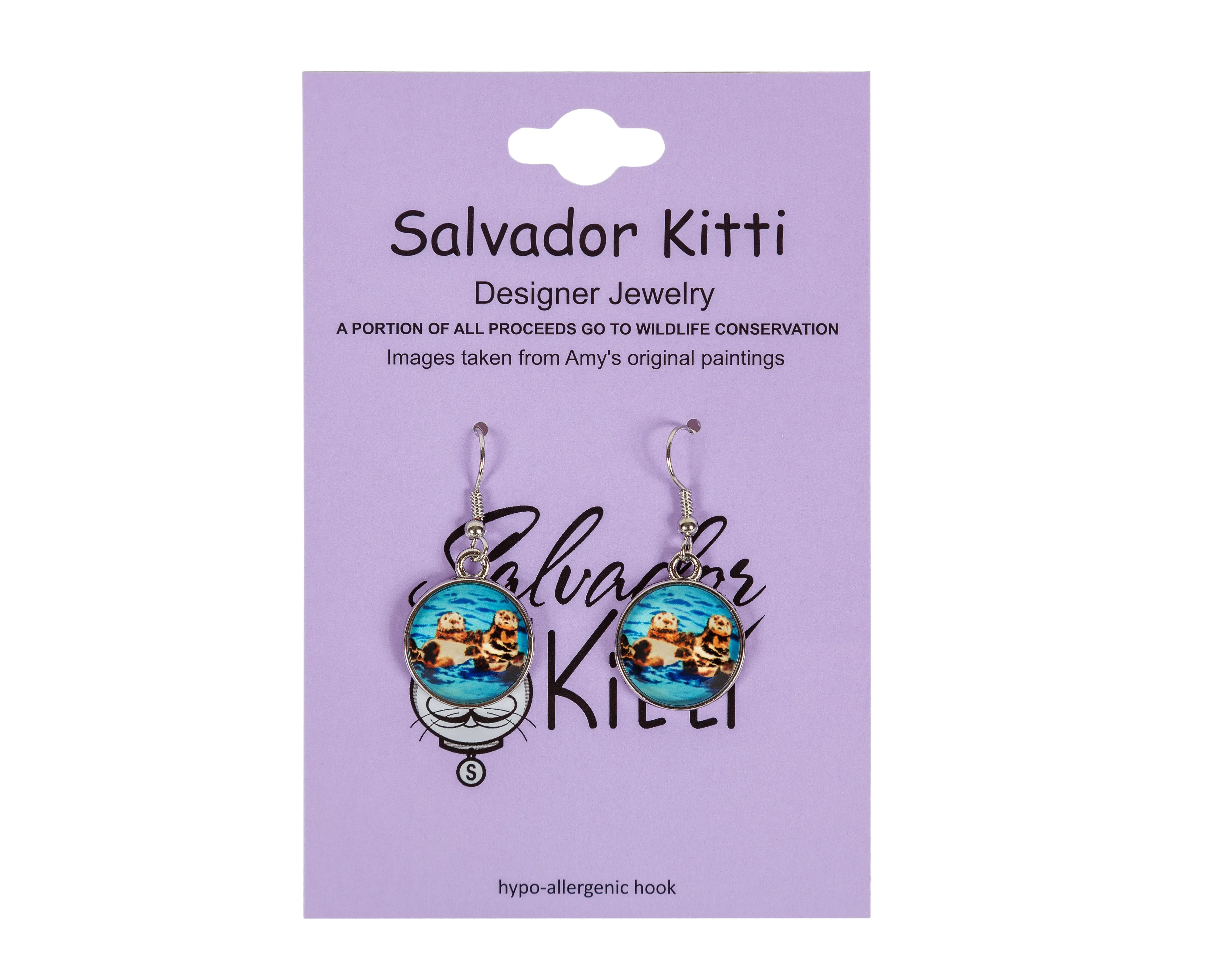 Sea Otter Earrings- Best Friends