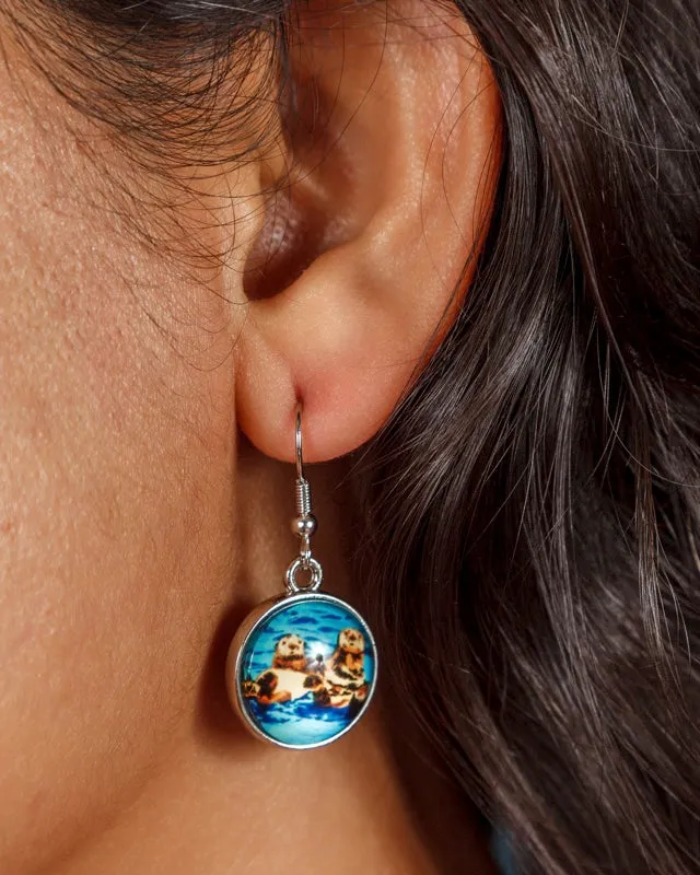 Sea Otter Earrings- Best Friends