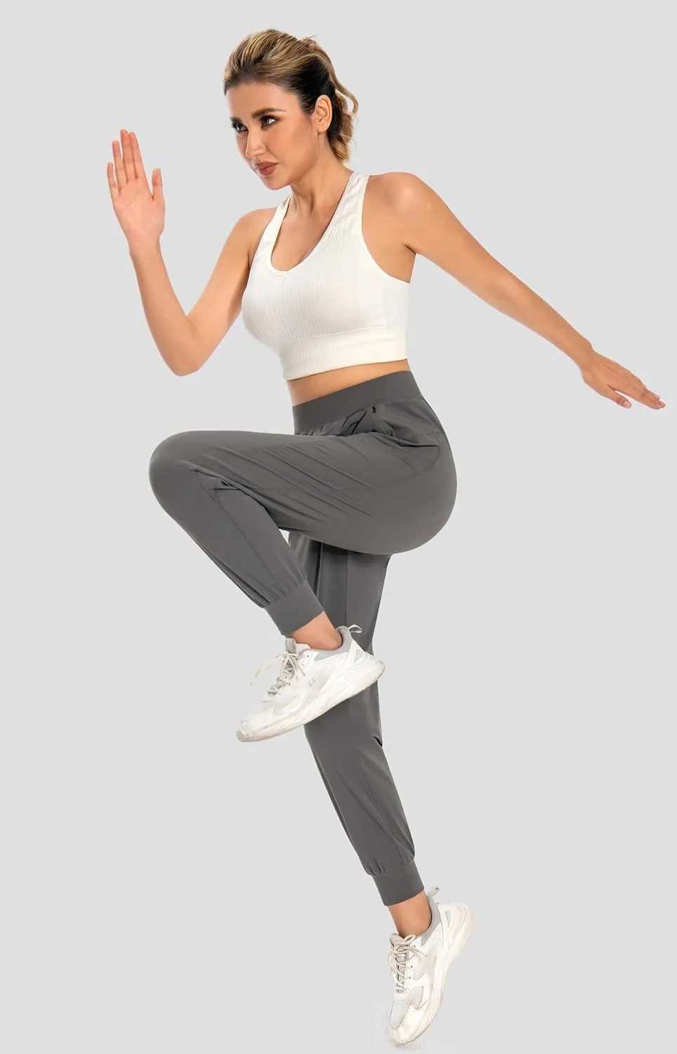 Women Joggers Pants Athletic - Lightweight Quick Dry Soft Track Running Sweatpants with Pockets Workout Lounge