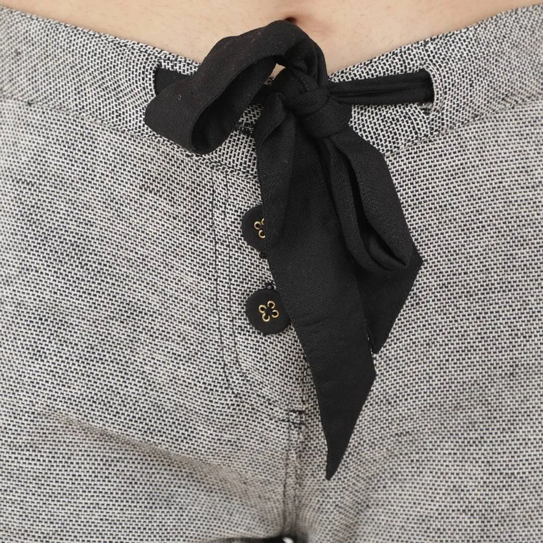 Women's Cotton Grey Shorts