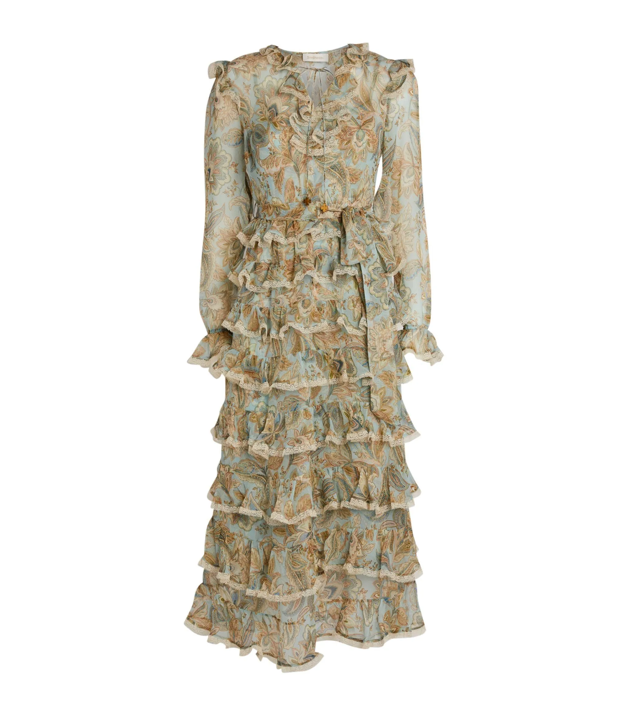 Zimmermann Ladybeetle Tiered Midi Dress (For Hire)
